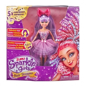 Sparkle Girlz Hair Dreams - Кукла с 5 изненади